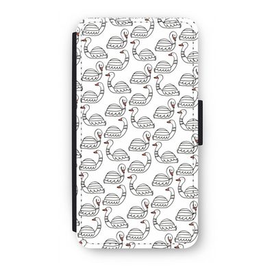 Zwanen: iPhone XS Flip Hoesje