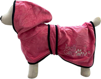 Badjas voor honden - Roze - L