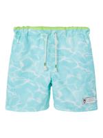 Name It Name It Jongens Zwemshort Kinderen NKMZAGLO Waterprint Blauw - thumbnail