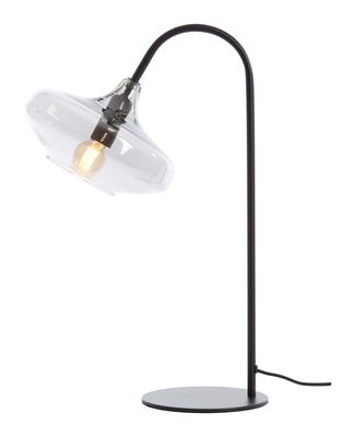 Light & Living Tafellamp 'Solna' 50cm hoog, kleur Smoke/Mat Zwart