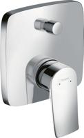 Hansgrohe Metris ééngreeps badmengkraan afbouwdeel met zekerheidscombinatie voor iBox Universal, chroom