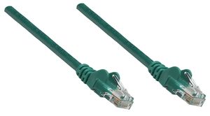 Intellinet 737043 RJ45 Netwerkkabel, patchkabel CAT 6A S/FTP 0.25 m Groen Afgeschermd (enkel), Afscherming totaal, Halogeenvrij 1 stuk(s)