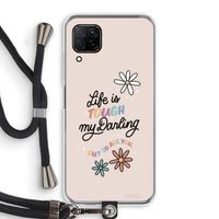 Tough Life: Huawei P40 Lite Transparant Hoesje met koord