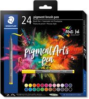 Staedtler Pigment Arts Brush Pen viltstift Meerkleurig 24 stuk(s) - thumbnail