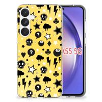 Silicone Back Case Samsung Galaxy A55 Punk Geel Silicone Back Case Samsung Galaxy A55 Punk Geel