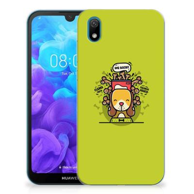 Huawei Y5 (2019) Telefoonhoesje met Naam Doggy Biscuit Huawei Y5 (2019) Telefoonhoesje met Naam Doggy Biscuit
