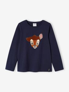 T-shirt met lange mouwen meisje Disney® Bambi marineblauw