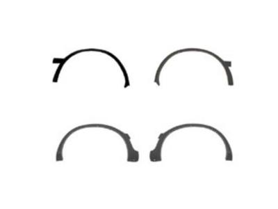 Spatbord Verbreder Set 8/87+ Kit(4)sierlijst 7cm 5813500