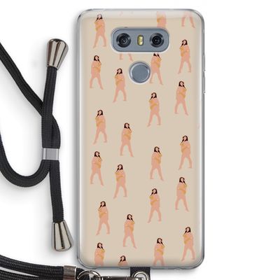 You're so golden: LG G6 Transparant Hoesje met koord