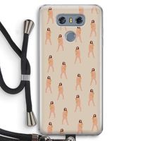 You're so golden: LG G6 Transparant Hoesje met koord