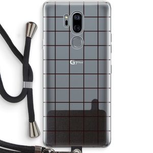 Rooster: LG G7 Thinq Transparant Hoesje met koord