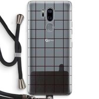 Rooster: LG G7 Thinq Transparant Hoesje met koord