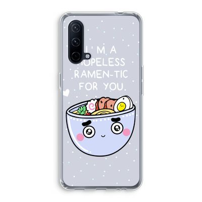 I'm A Hopeless Ramen-Tic For You: OnePlus Nord CE 5G Transparant Hoesje