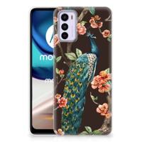 Motorola Moto G42 | TPU Hoesje | Pauw met Bloemen