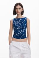 Mouwloos T-shirt druppels Tyler McGillivary - BLUE - XS