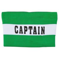 Aanvoerdersband Captain Groen/Wit Junior - thumbnail