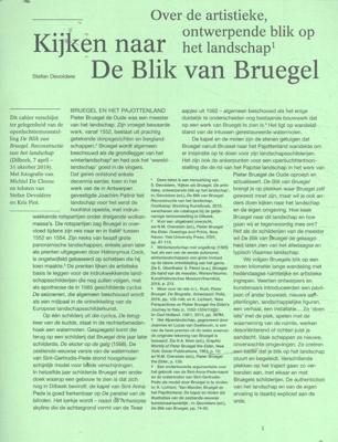 Kijken naar de Blik van Bruegel (Paperback)