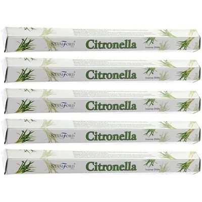 Wierook citroen geur - 100x wierook stokjes - citronella