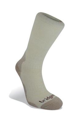 Bridgedale Bamboo Crew Dames Wandelsok Natural/ Stone L
