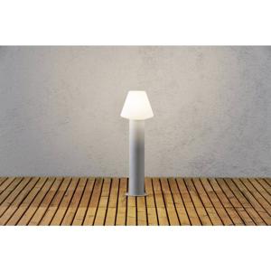 Konstsmide 7272-302 Barletta Staande buitenlamp Spaarlamp E27 18 W Acrylglas mat, Grijs