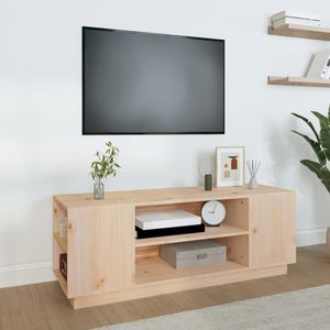 Tv-meubel 110x35x40,5 cm massief grenenhout