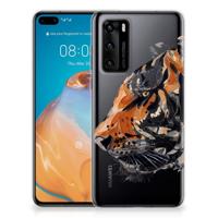 Smartphone hoesje Huawei P40 Watercolor Tiger