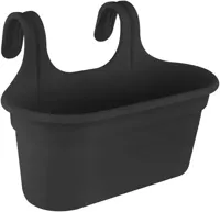 Elho green basics easy hanger large balkonbak living black Elho green basics easy hanger large balkonbak living black