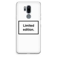 Limited edition: LG G7 Thinq Transparant Hoesje