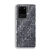 Moroccan Print: Samsung Galaxy S20 Ultra Transparant Hoesje