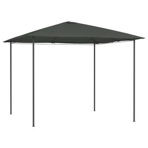 VidaXL Prieel 160 g/m² 3x3x2,6 m antracietkleurig