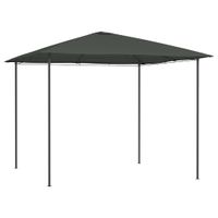VidaXL Prieel 160 g/m² 3x3x2,6 m antracietkleurig