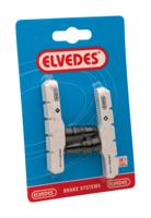 Elvedes Remblokset v-brake 72 mm - wit (op kaart)
