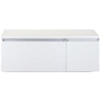 Frozen Badmeubelset 120 cm - Greeplijst in Kleur - Wastafel Onderkast met Bovenblad Wit Hoogglans