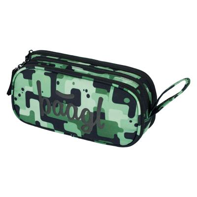 Baagl Student Etui Groen 3-ritsen