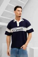 Equalité Jaden Knit Polo Heren Donkerblauw - Maat M - Kleur: Donkerblauw | Soccerfanshop