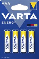 Batterij Varta energy 4xAAA - thumbnail