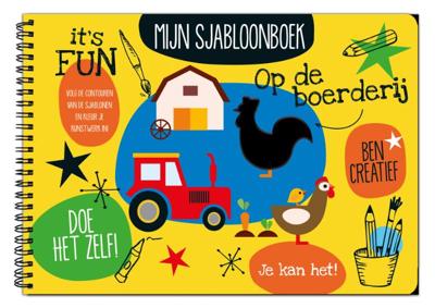 Mijn sjabloobboek - Op de boerderij (Hardback)