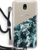 Zee golf: Samsung Galaxy J7 (2017) Transparant Hoesje met koord