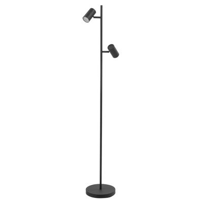 Highlight VloerlampBurgos 2-lichts zwart - V4719.01