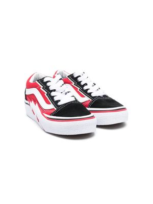 Vans Kids baskets Old Skool 'OTW Sidewall - Rouge
