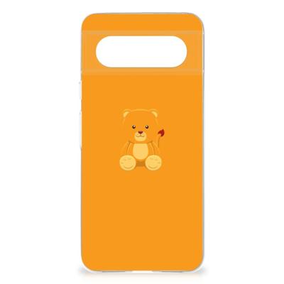 Google Pixel 8 Telefoonhoesje met Naam Baby Beer