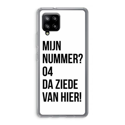 Da ziede van hier: Samsung Galaxy A42 5G Transparant Hoesje