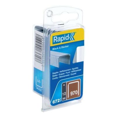 Gegalvaniseerde nietjes - RAPID - 970/12mm - Blister 672