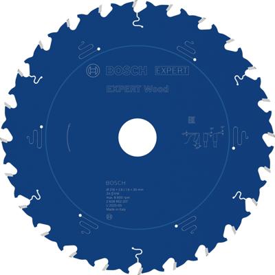 Bosch Accessoires EXPERT Wood Cirkelzaagblad | 216 x 2,6/1,6 x 30 mm | T24 - 2608902207