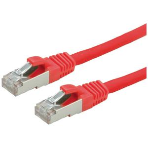 VALUE Patchkabel Cat.6 (Class E) S/FTP (PiMF), LS0H, rood, 5 m