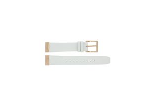 Horlogeband DKNY NY8516 Leder Wit 18mm