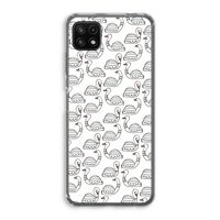 Zwanen: Samsung Galaxy A22 5G Transparant Hoesje Zwanen: Samsung Galaxy A22 5G Transparant Hoesje