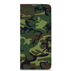 Motorola Moto E20 Hoesje met Magneet Army Dark