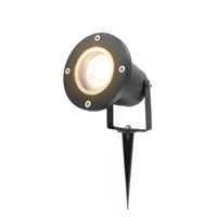 Philips LED tuinspot 1x4.9 Watt ZWART 230Volt IP65 dimbaar