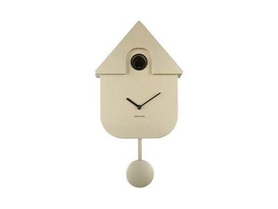 Wall Clock Cuckoo Metallic Gold